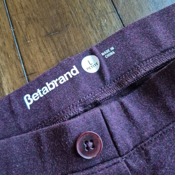 Betabrand Purple Yoga Dress Pants L Petite - Picture 4 of 4